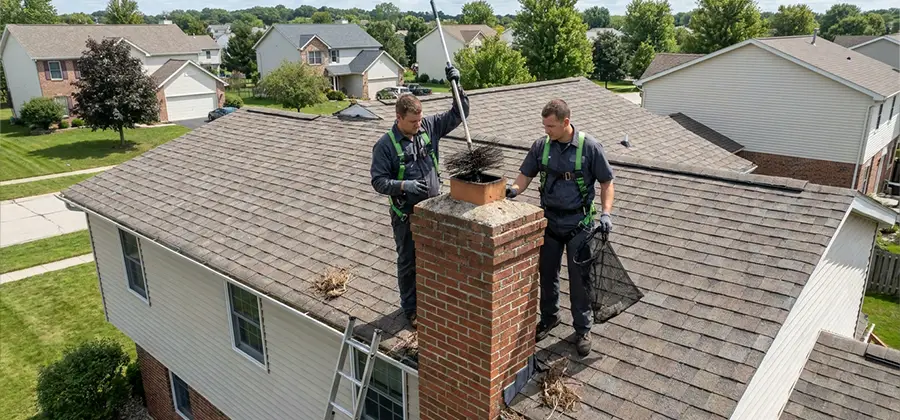 Bird Removal From Chimney in Woodstock