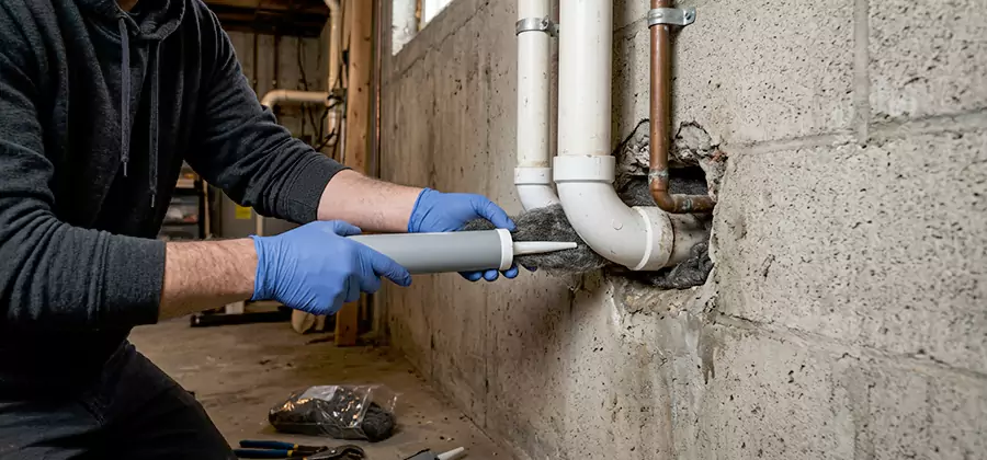 Mouse Proofing Pipes in Woodstock