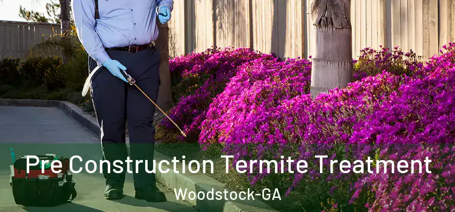 Pre Construction Termite Treatment Woodstock-GA